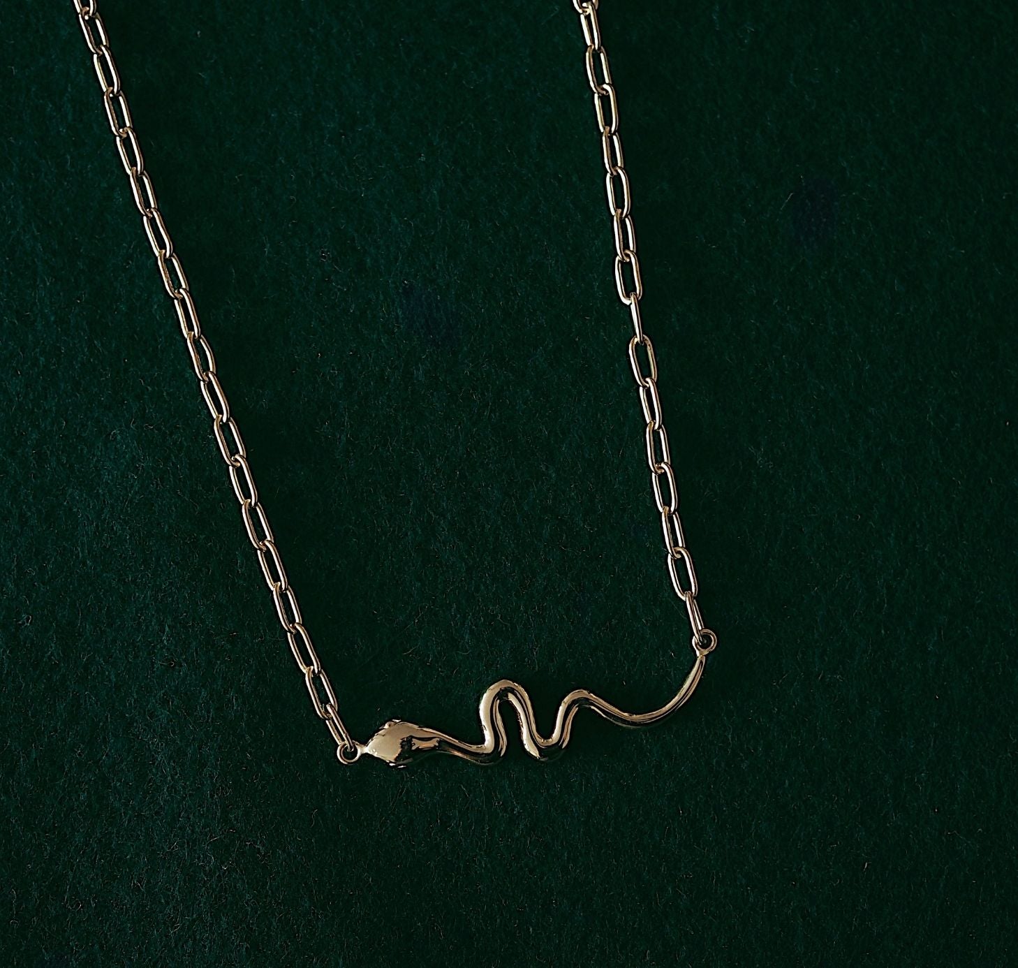Snake 'Rebirth' Necklace -  Gold