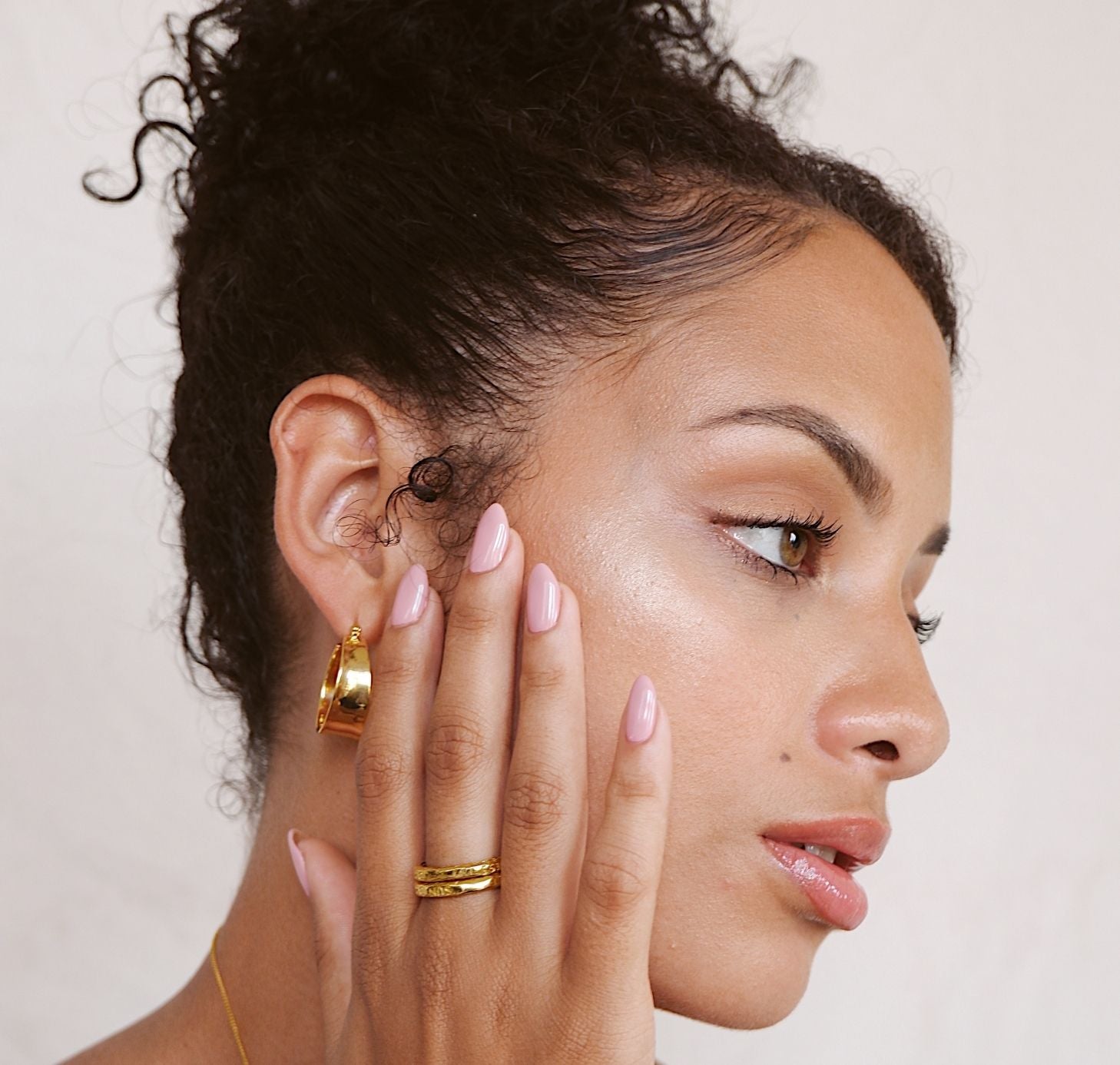 Support Rings (Set of 2) -  Gold