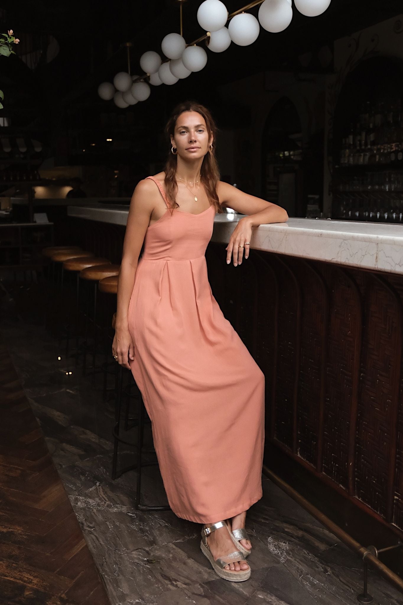 JASMINE DRESS - Vintage Blush