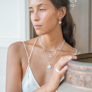 Health Necklace (Reversible) -  Silver Eco-friendly silver necklace