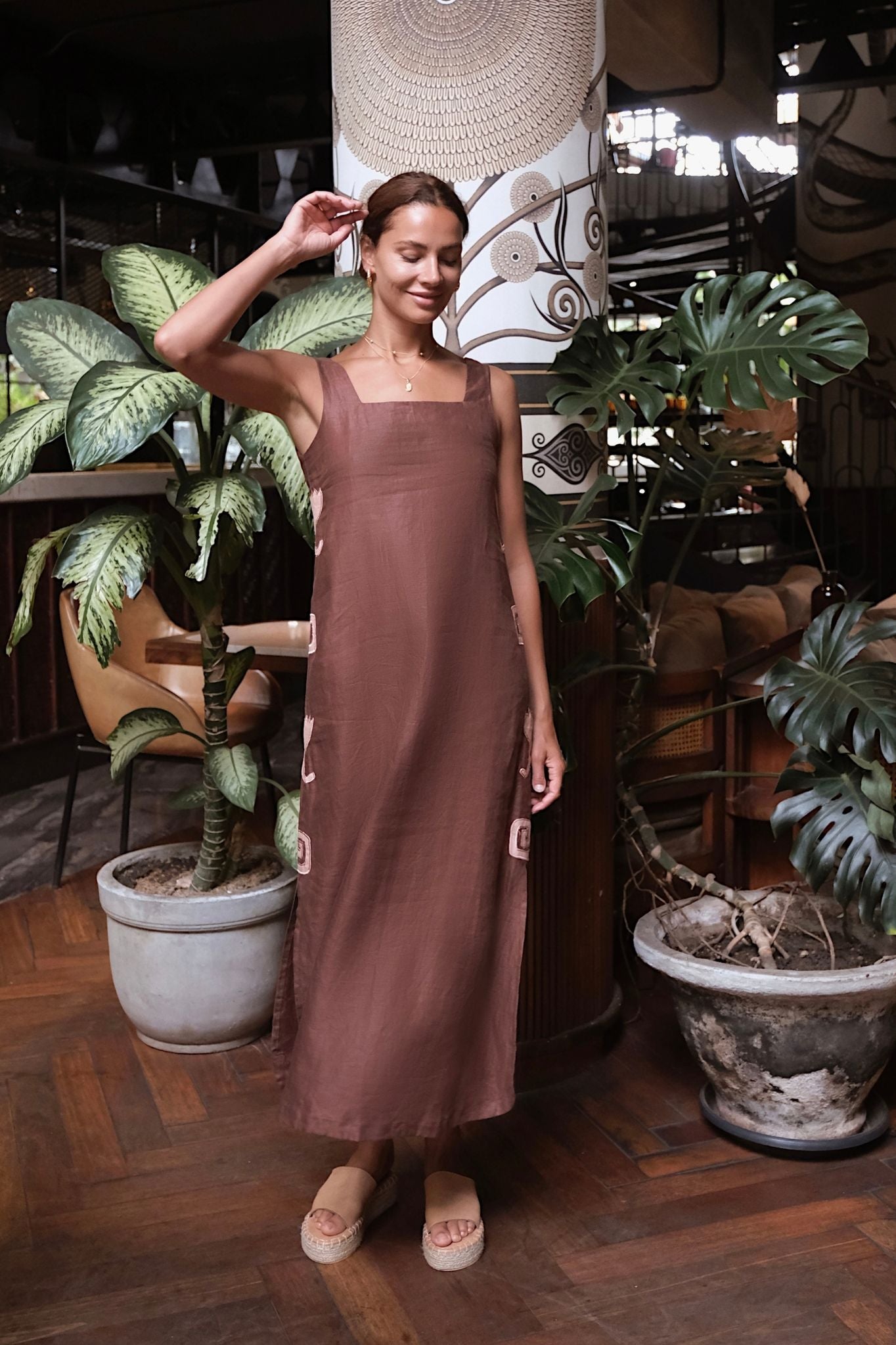 POPPY DRESS - Espresso