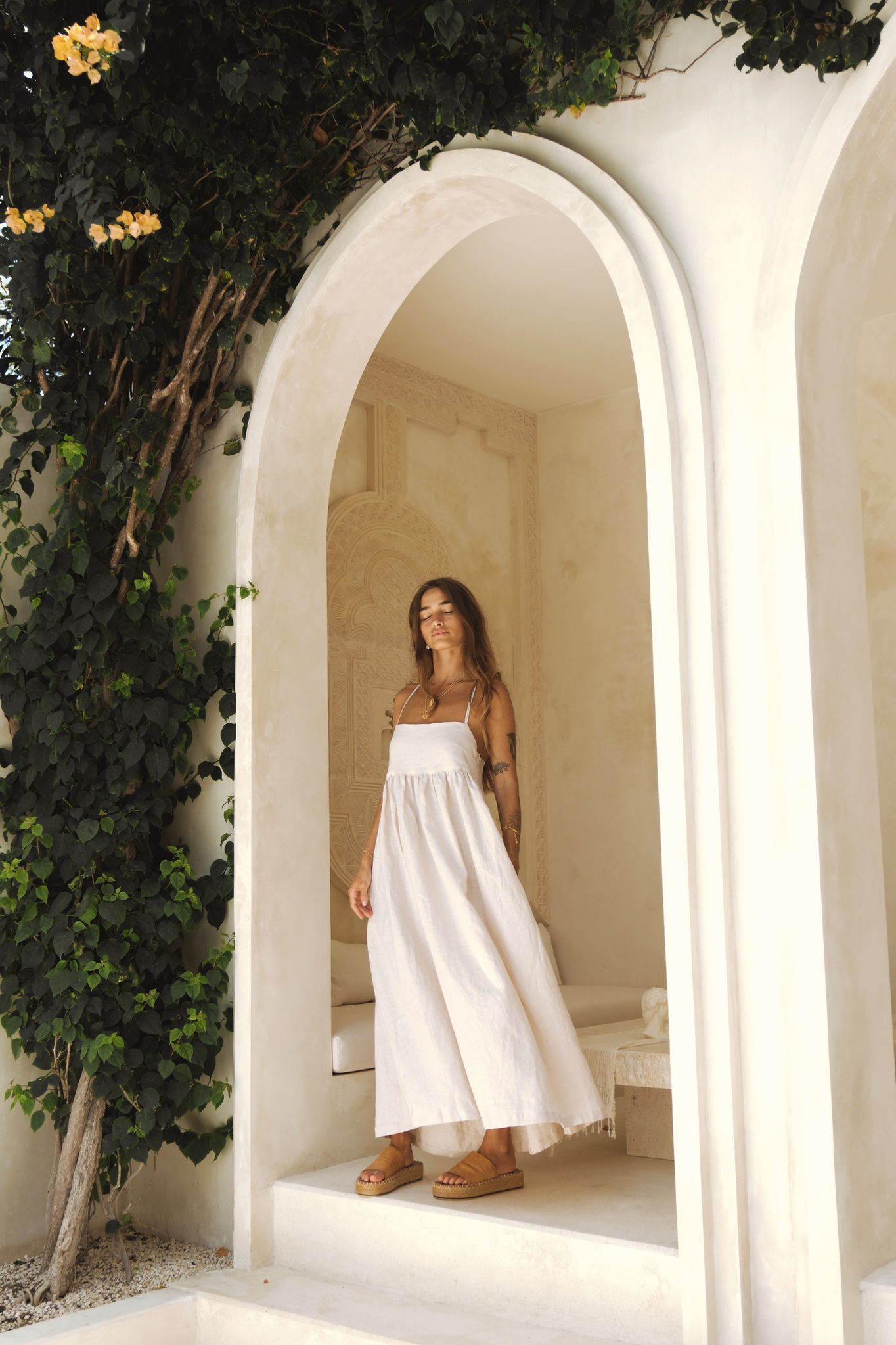 JUNIPER DRESS - Macadamia