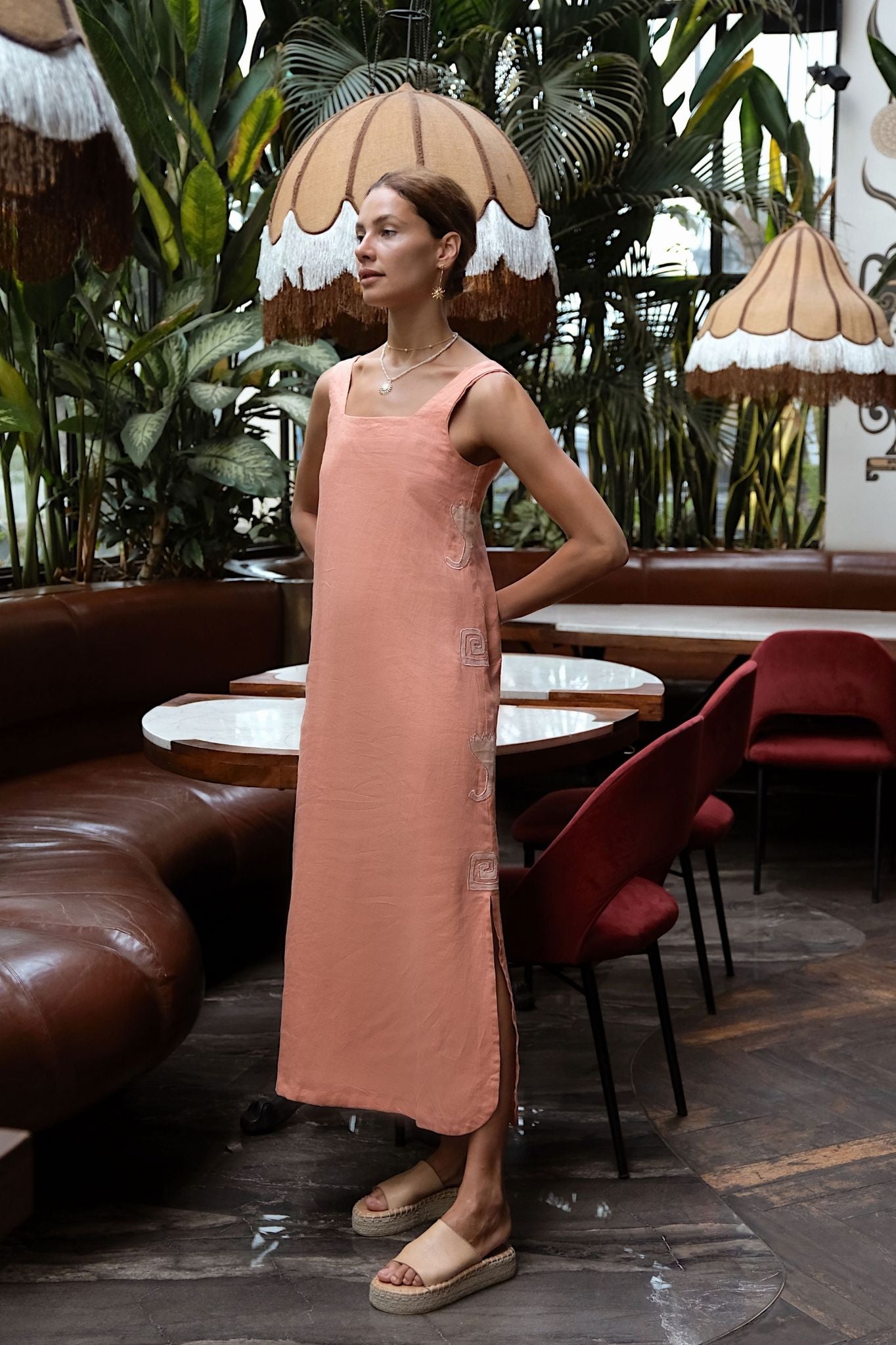 POPPY DRESS - Vintage Blush