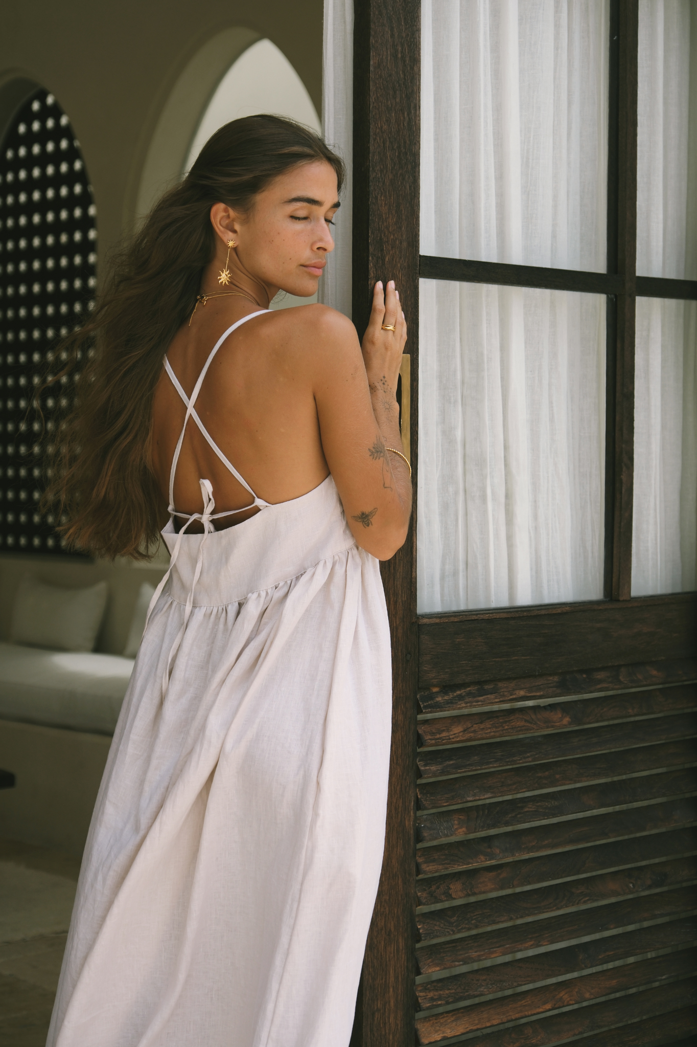 JUNIPER DRESS - Macadamia