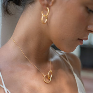 Support Earrings -  Gold Canggu jewelry store