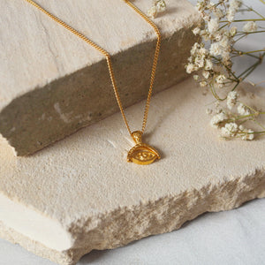 Protection Necklace -  Gold Sustainable jewelry brand
