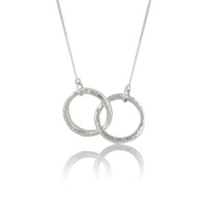 Support Necklace -  Silver recycled sterling silver