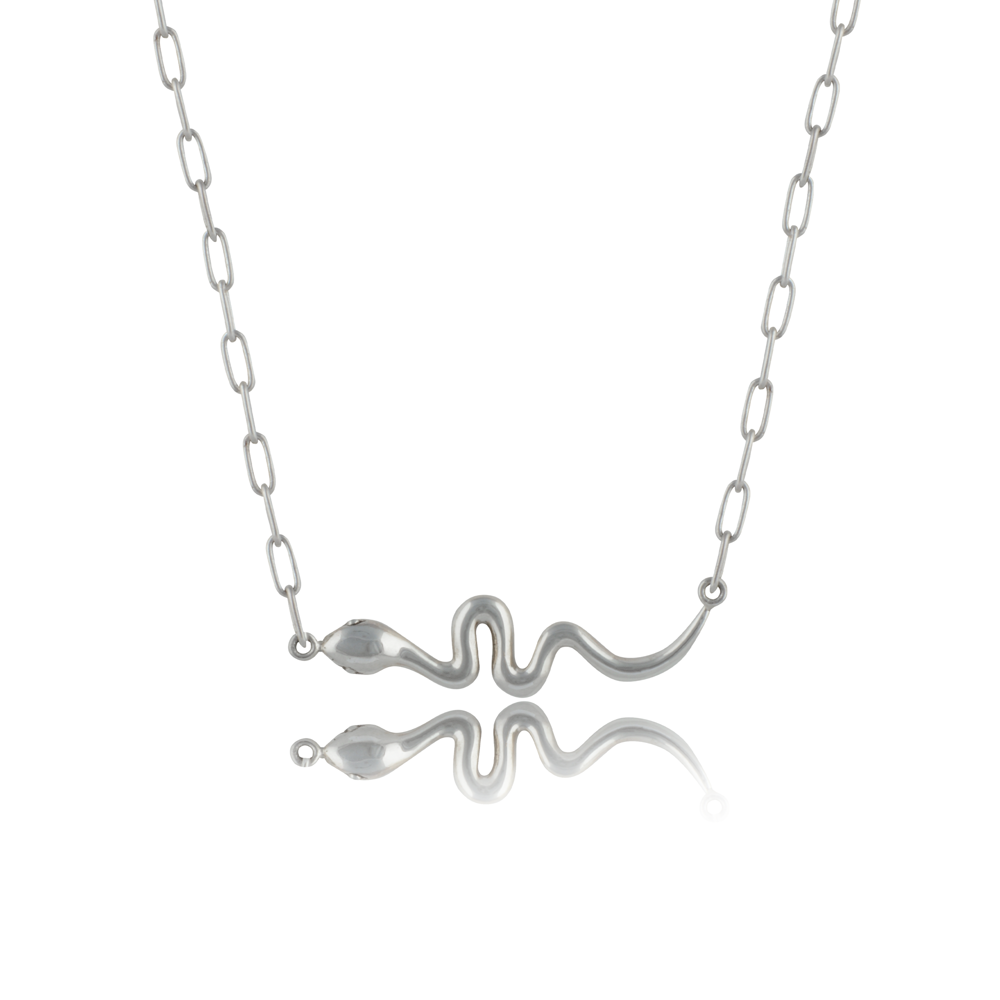 Snake 'Rebirth' Necklace -  Silver Bali jewelry brand's sustainable collection