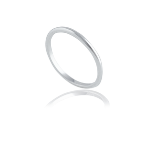 Classic Thin Band 2mm - Silver