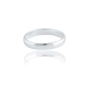 Classic Thin Band 4mm - Silver