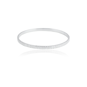 The MET Stripe Bracelet - Silver 4mm