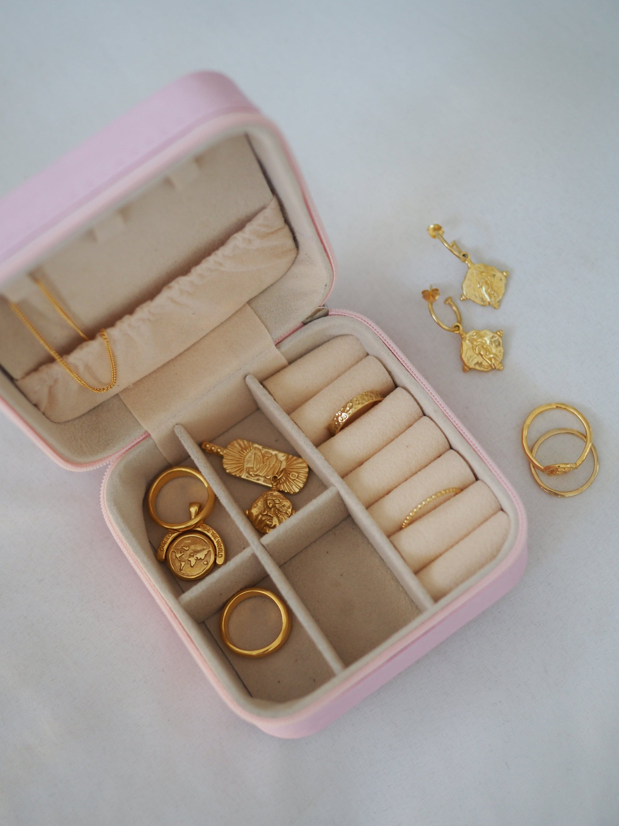 Jewellery Travel Box Pink Luna Rose Bali