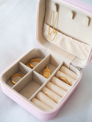 Jewellery Travel Case Luna Rose Pink