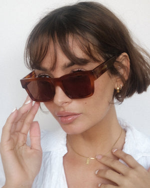 Taylor Lashae Chestnut Sunglasses TL06