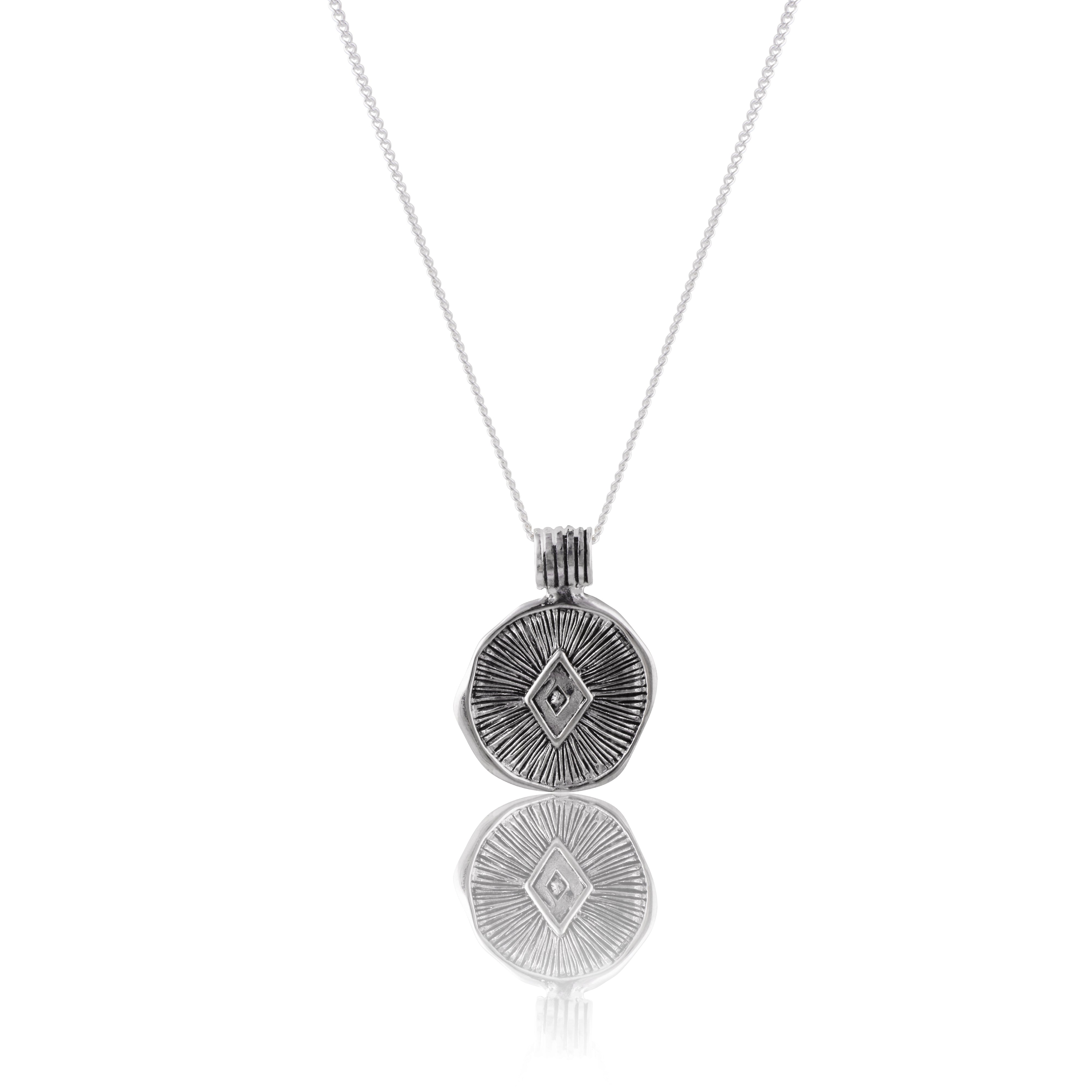 Health Necklace (Reversible) -  Silver