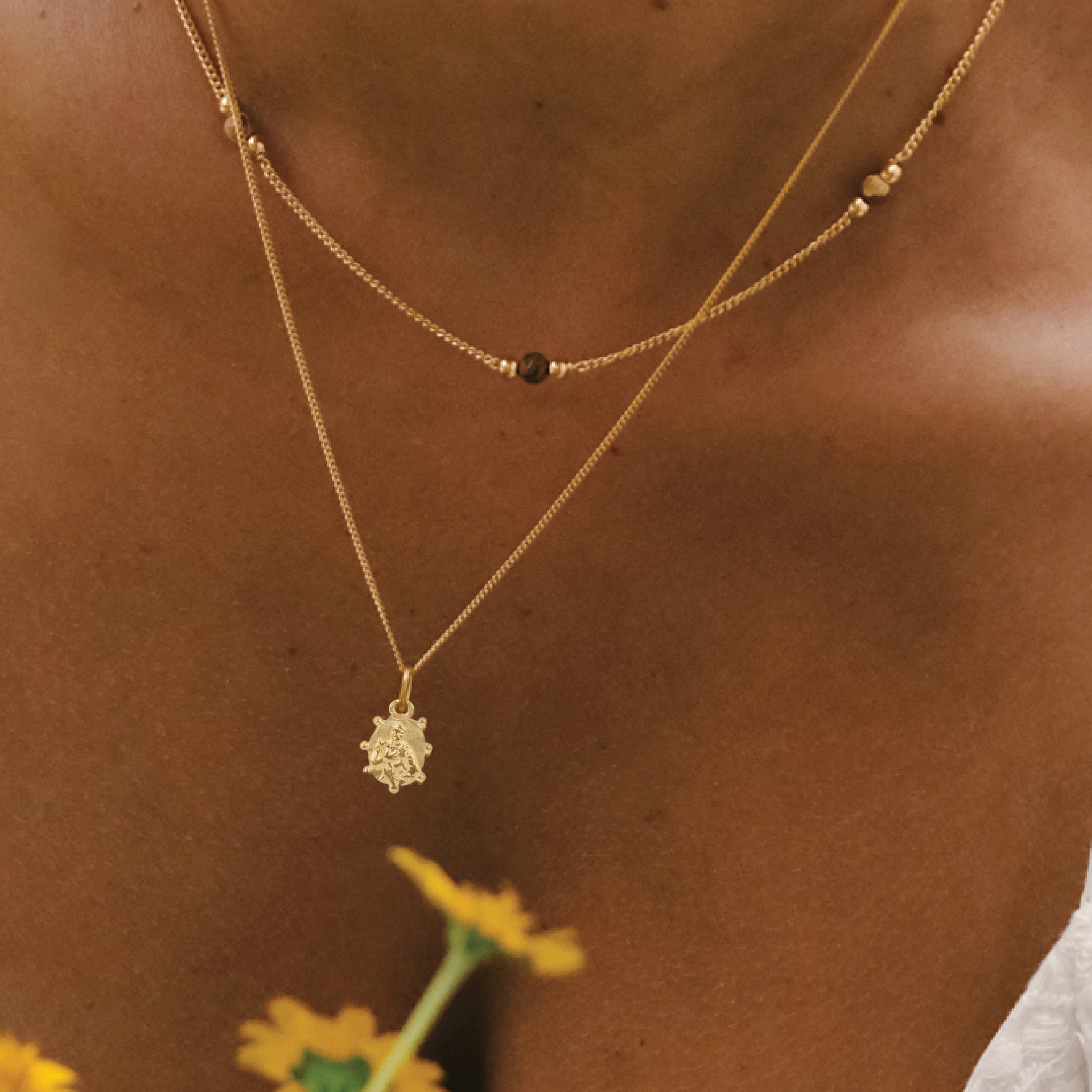 Mini St Gerard - Patron Saint of Motherhood - Gold *Limited edition*