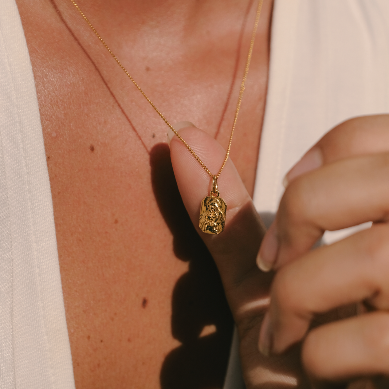 Mini St Anne - Patron Saint of Mothers, Grandmothers & Educators - Gold *Limited Edition*