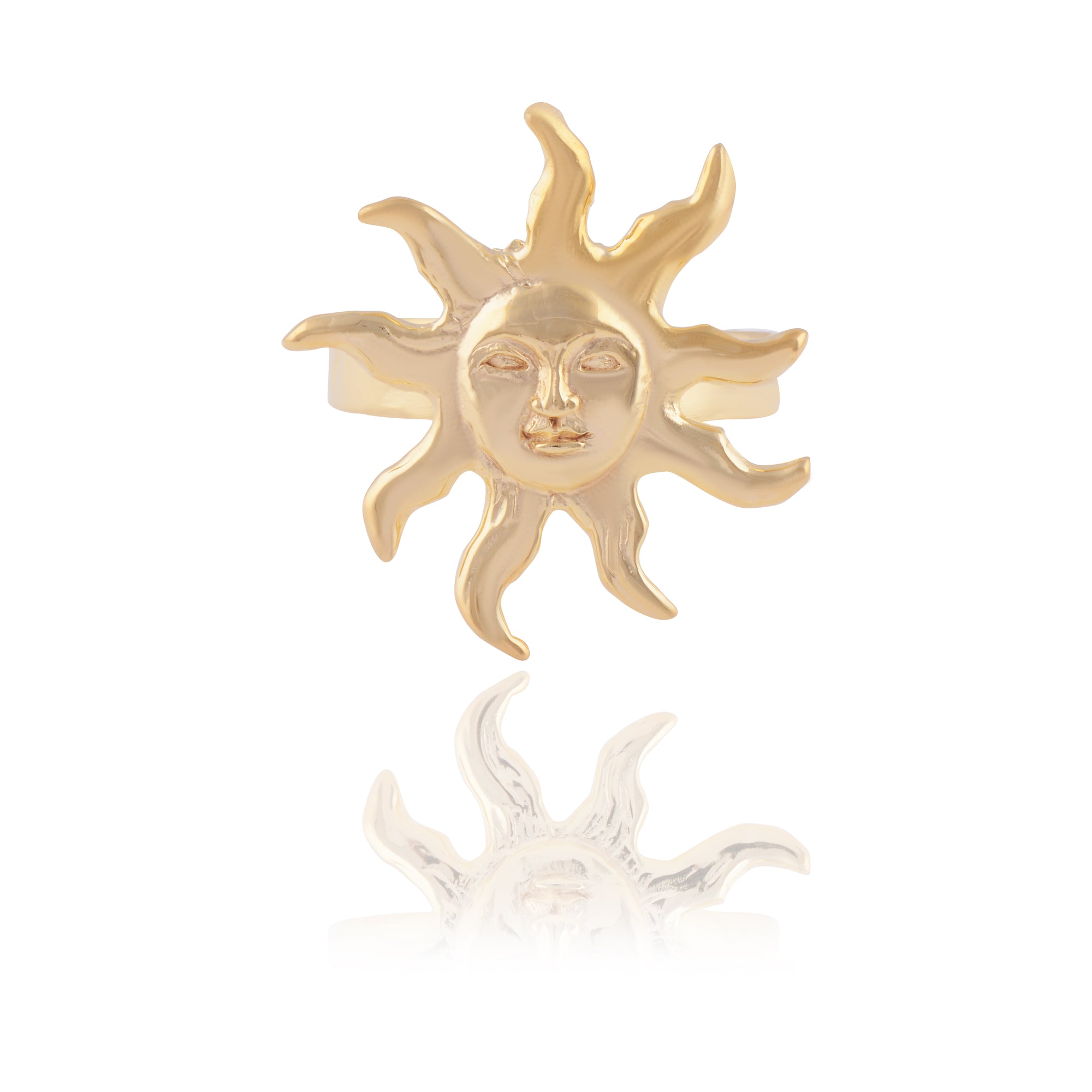 Neri x Luna & Rose - Celestial Sun Ring - Gold