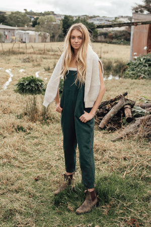 Luna & Rose Ollie Overalls - Rosemary Green