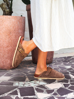 Amalfi Mule - Desert Tan