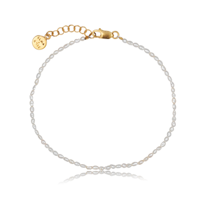 Timeless Mini Pearl Bracelet - Gold