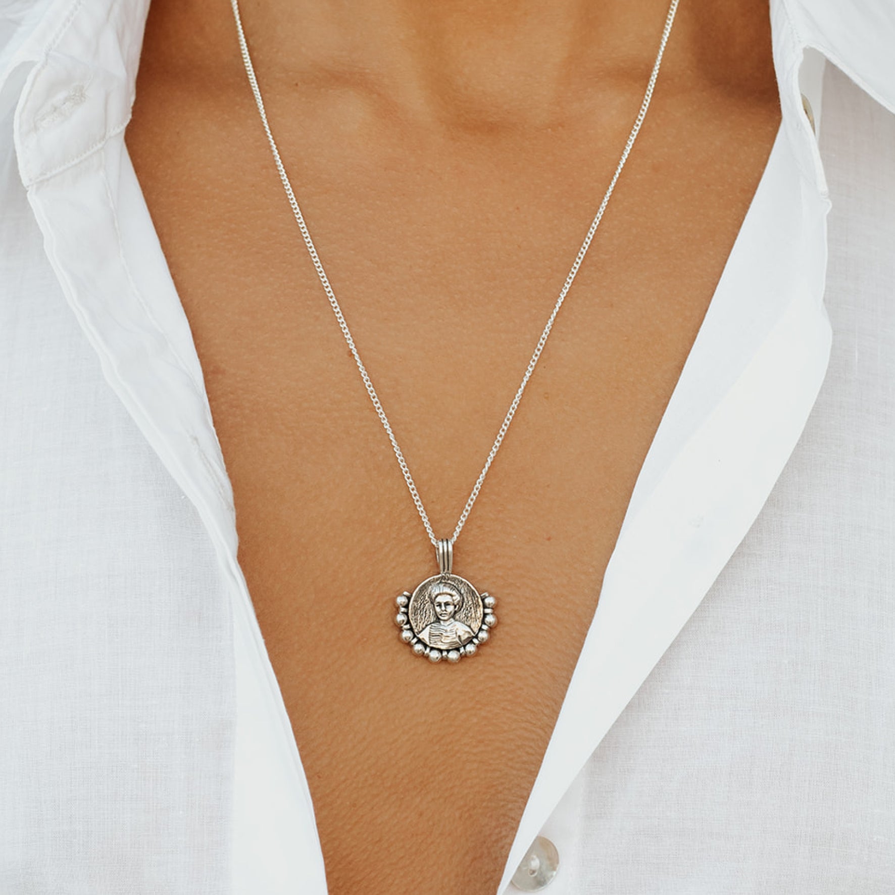 Kate Sheppard Pendant for Independence - CHARM ONLY - Silver