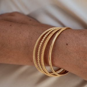 The MET Stripe Bracelet - Gold