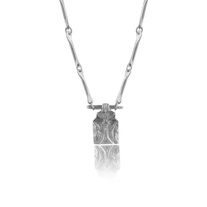 Recycled Silver Balance Necklace (Reversible) -  Silver