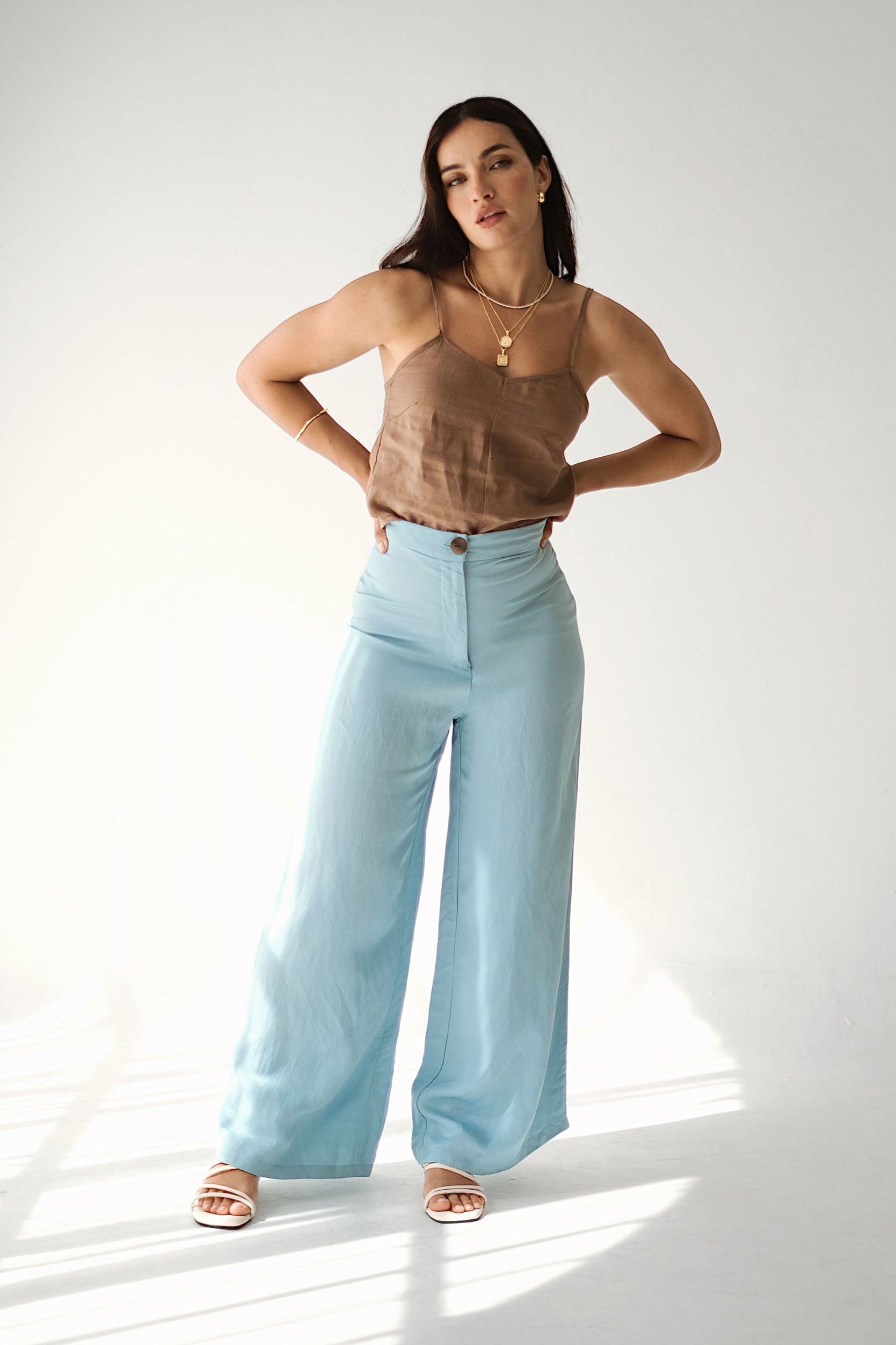 BANKS PANTS - Sky Blue