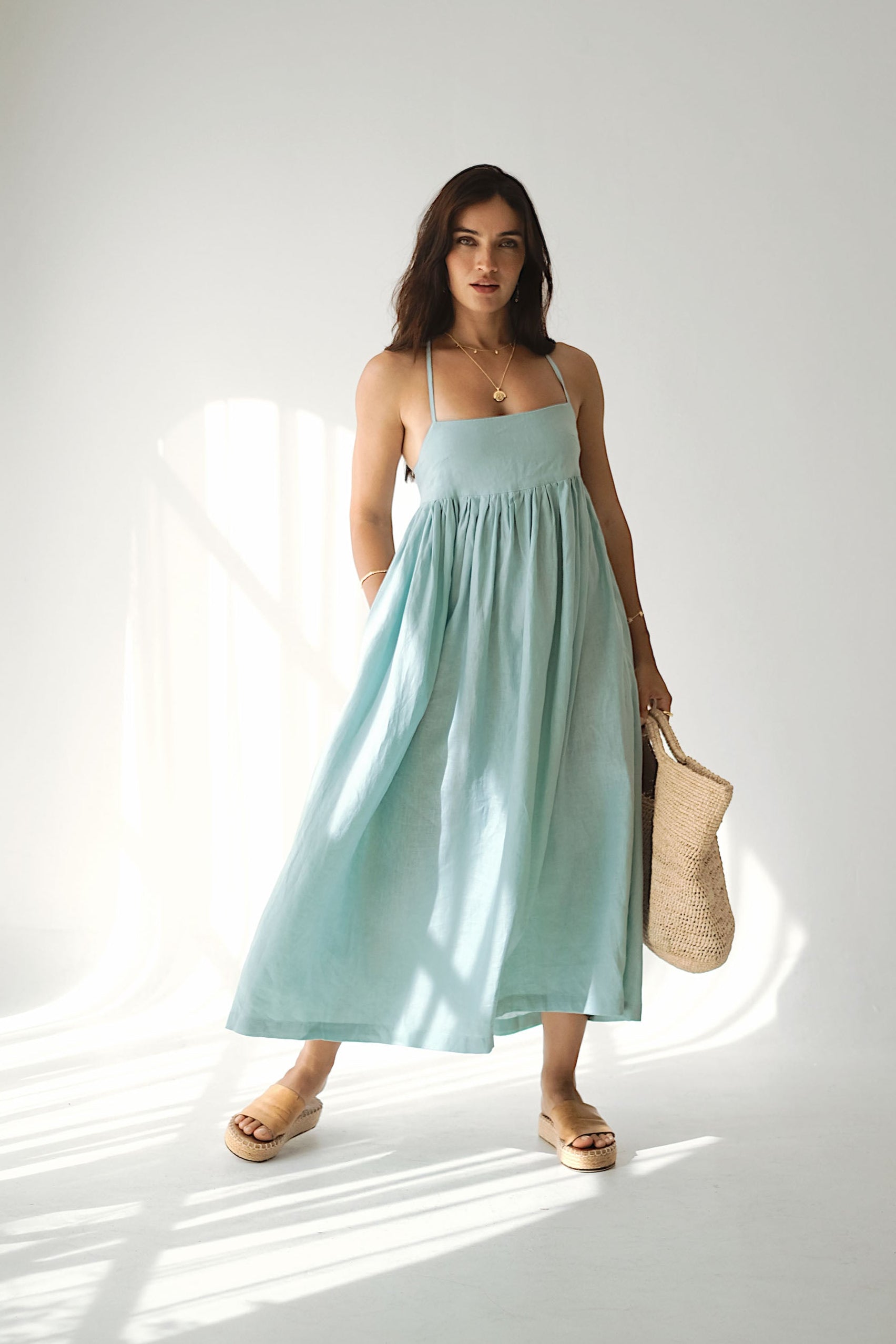JUNIPER DRESS - Sky Blue