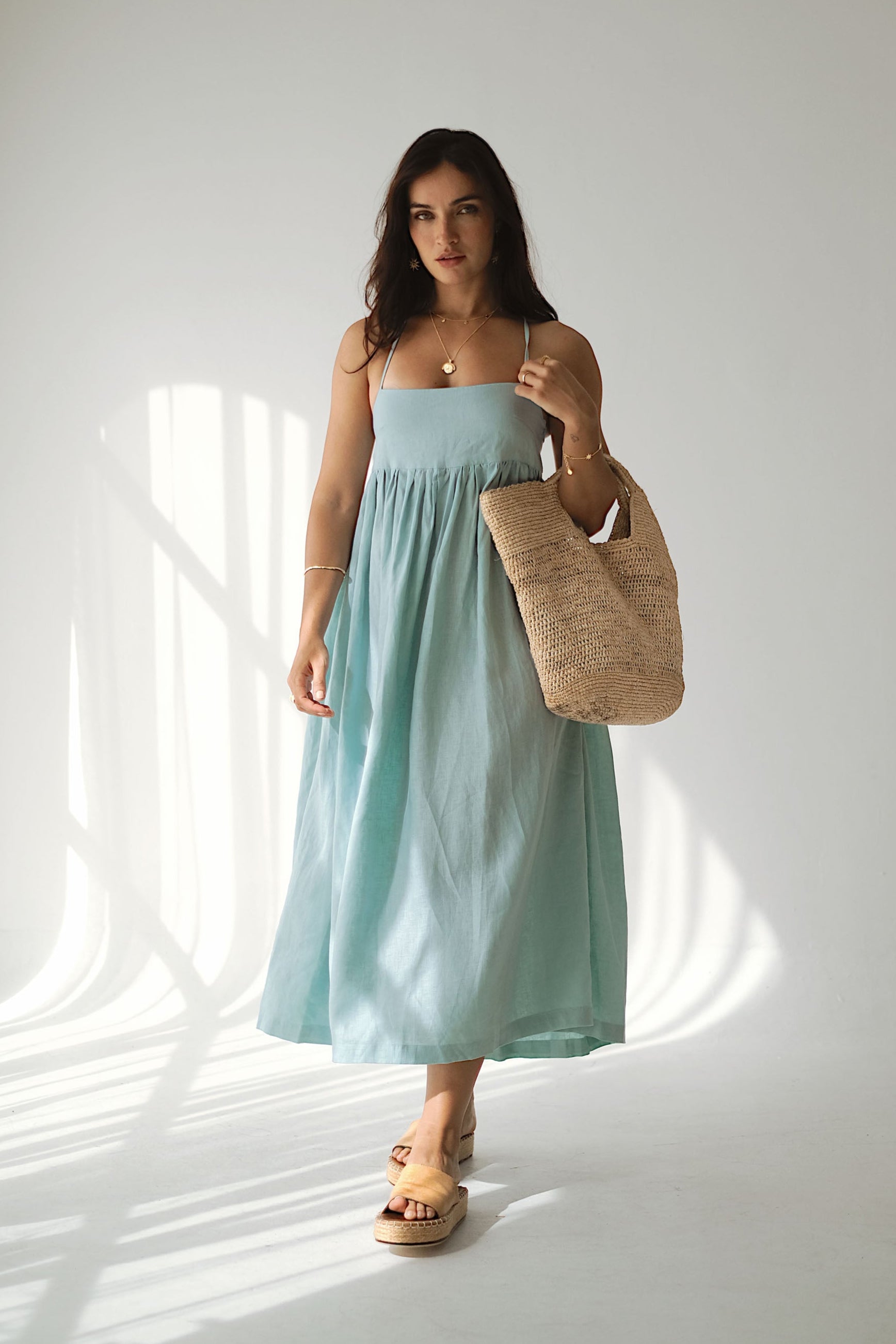 JUNIPER DRESS - Sky Blue