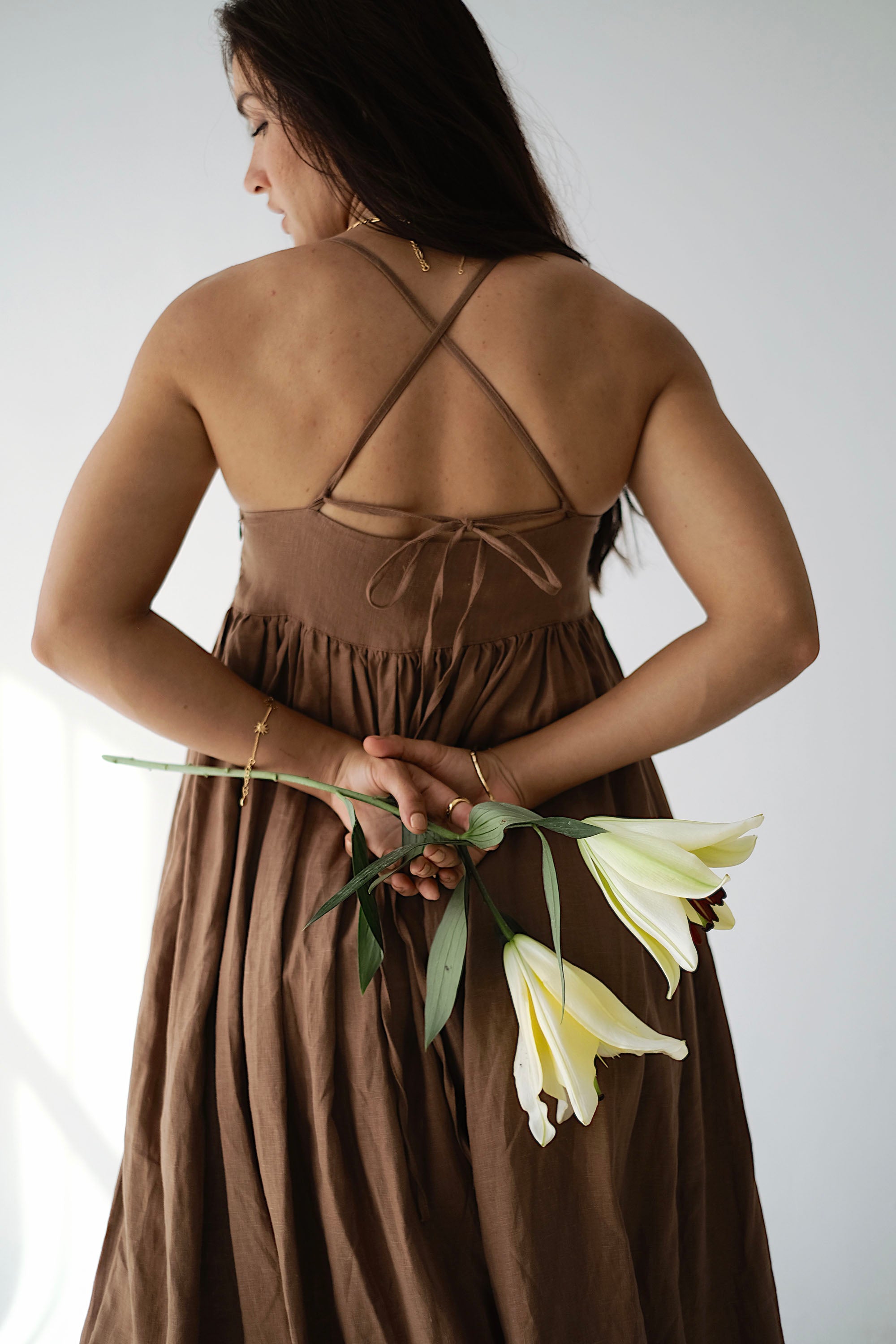 JUNIPER DRESS - Cocoa