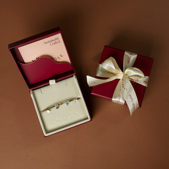 Sienna Sol Bracelet Silver in Packaging Luna and Rose