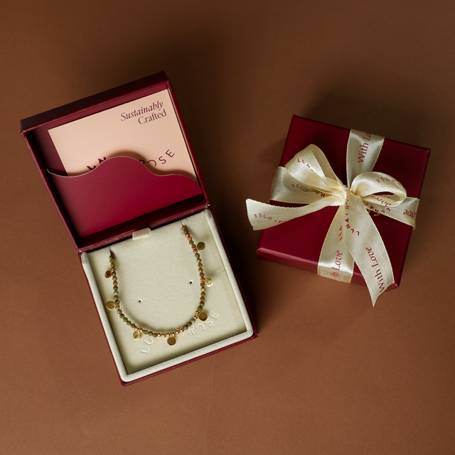 Sienna Sol Necklace Gold in Packaging Luna and Rose