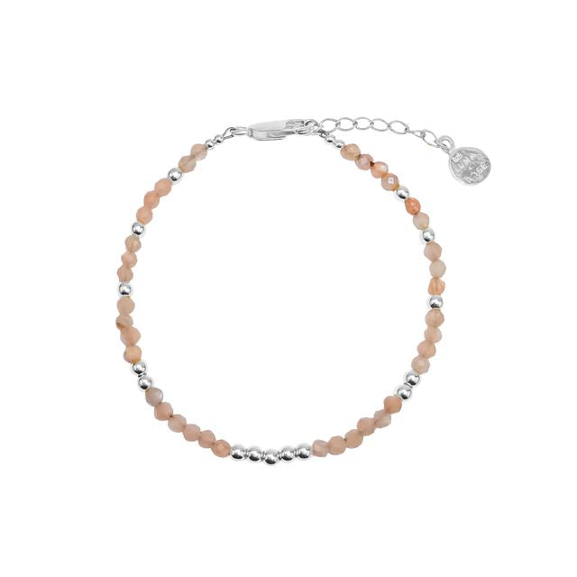 The Billy Blush Bracelet - Silver face design in white background