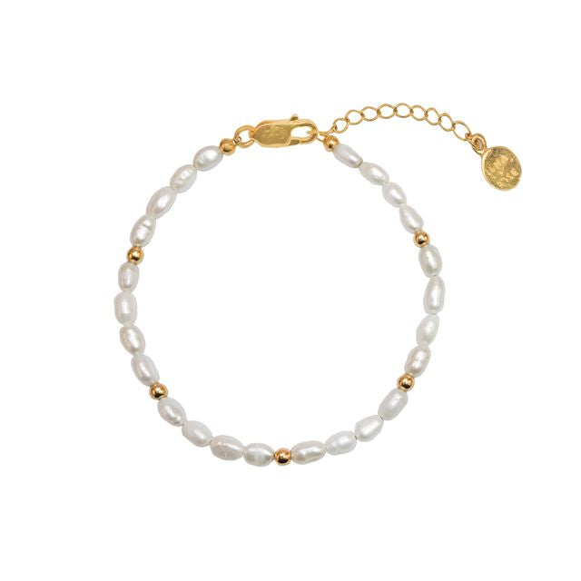 The Remi Bracelet - Gold in white background