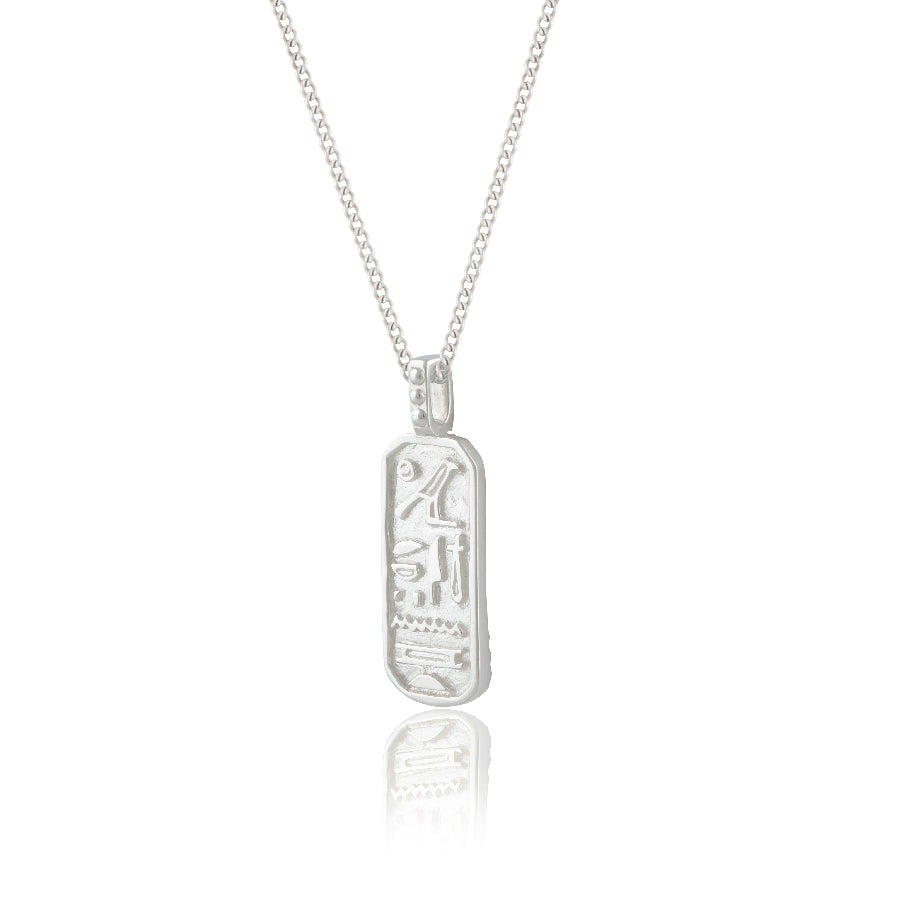 Truth & Good Luck Necklace (Reversible) -  Silver