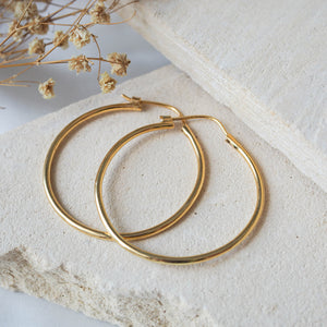 Signature Hoops 40mm Maxi - Gold