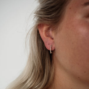 Central Park Dotty Earrings 10mm - Silver