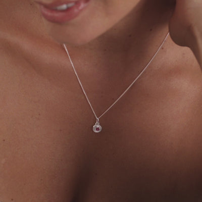 video juin birthstone ruby silver 