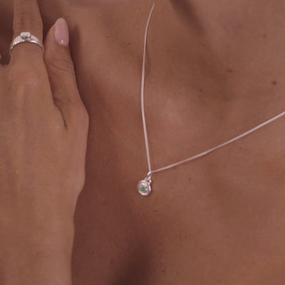 video may birthstone emerald silver 