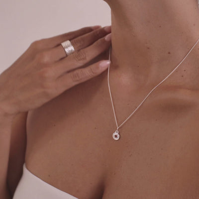 video of the January birthstone garnet silver 
