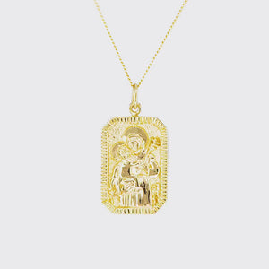 SOLID GOLD - St Anthony - Patron Saint of Miracles