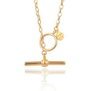 Cher FOB Chain Necklace - Gold