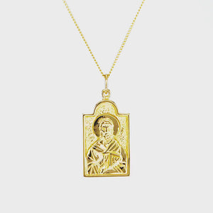 St Nicholas - Patron Saint of Children - Gold