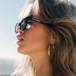 Lu Goldie - Brigette Black Sunglasses