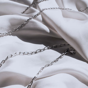 Luna & Rose Long Beach Link Chain - Recycled Sterling Silver