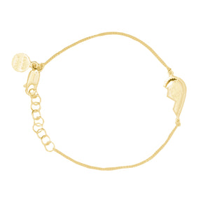 BFF Broken Heart Bracelet SET - Gold
