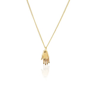 Mano Amiga Hand Necklace inspired by Frida Kahlo Luna and Rose Jewellery