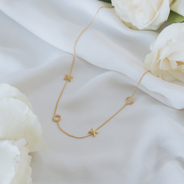 Gold Coco Necklace - Luna & Rose Sustainable Jewelry - Luna & Rose Jewellery